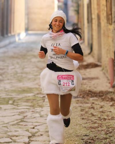 Donna Yeti alla Montefortiana Marathon